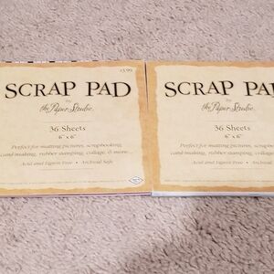Scrapbook paper 6x6 lot of 2